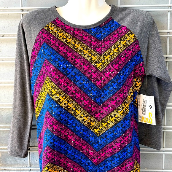 LLR - Abstract Printed Randy Top-#0279 - Picture 1 of 12